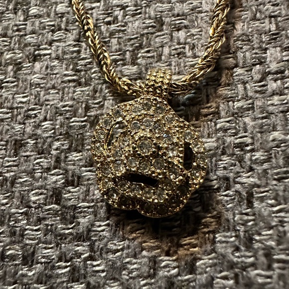 Authentic Christian Dior Gold Pendant Necklace - Picture 3 of 6